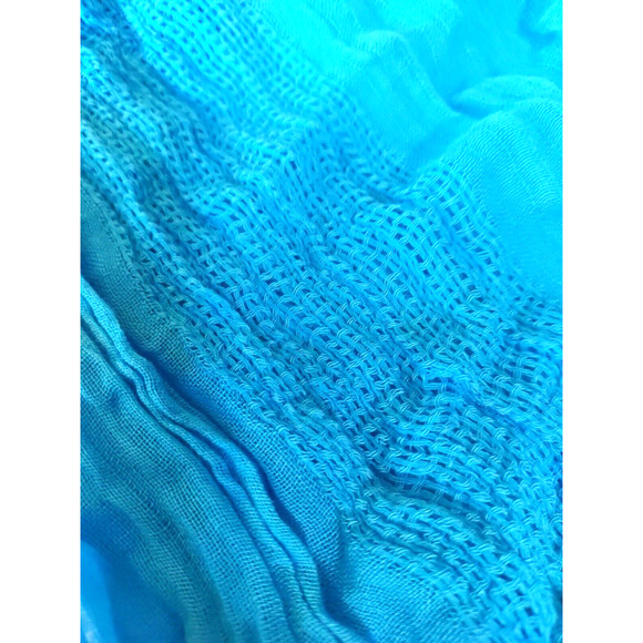 Infinity Scarf Blue 18 X 70 - Picture 5 of 9